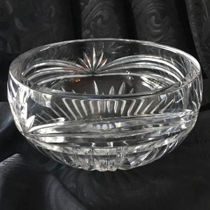 Vintage Marquis by Waterford Crystal (Calais Pattern) 5.5&quot; Bowl - Made in Europe - 1990&#39;s