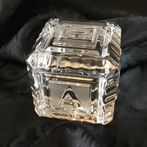 Vintage Waterford Crystal &quot;Baby Collection&quot; Paperweight - Made in Ireland - 1980&#39;s to 1990&#39;s