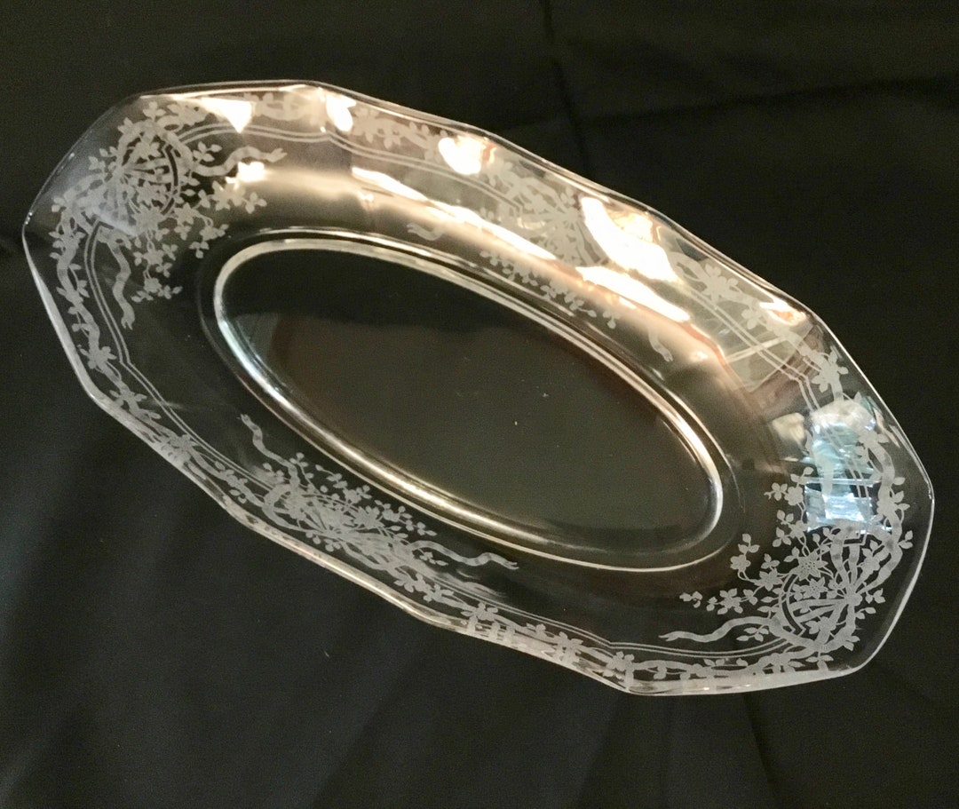 Vintage Fostoria Glass Company june Pattern Etsy