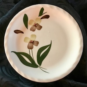 Vintage &quot;Blue Ridge&quot; Southern Potteries, Inc. - &quot;Spray&quot; Pattern Bread Plate - Made in USA - 1930&#39;s to 1957