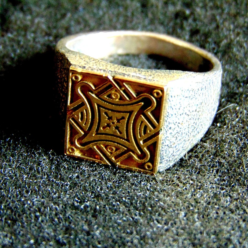 Gold Pinky Ring Men - Etsy