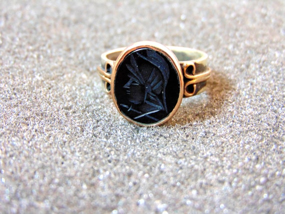 Mens onyx shop rings argos