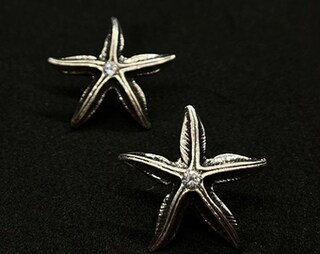 Orecchini Stella Marina Oro Boho – Borchie A Forma Di Stella Per Donna, Gioielli Tema Mare, Accessori Spiaggia Estivi