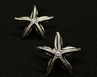 Orecchini Stella Marina Oro Boho – Borchie A Forma Di Stella Per Donna, Gioielli Tema Mare, Accessori Spiaggia Estivi