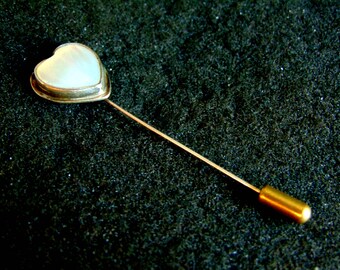 Wunderschöne Steling Silber Herz Anstecker-Perlmutt Herz Brosche- Boho Schmuck-Artisan Schmuck-Griechische Kunst