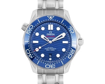 Omega Seamaster Diver 300m Co-Axial Master Chronometer 42mm 21030422003001, Herrenuhren, Herrenuhr, Giff für Ihn