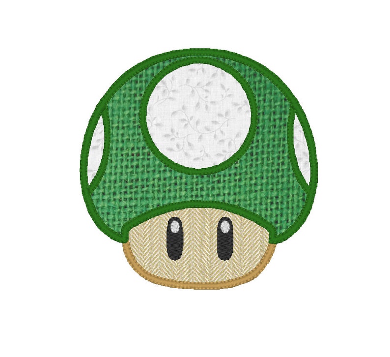 Toadstool applique embroidery design pattern for machine super  etsy Toadstool applique embroidery design pattern for machine super  etsy