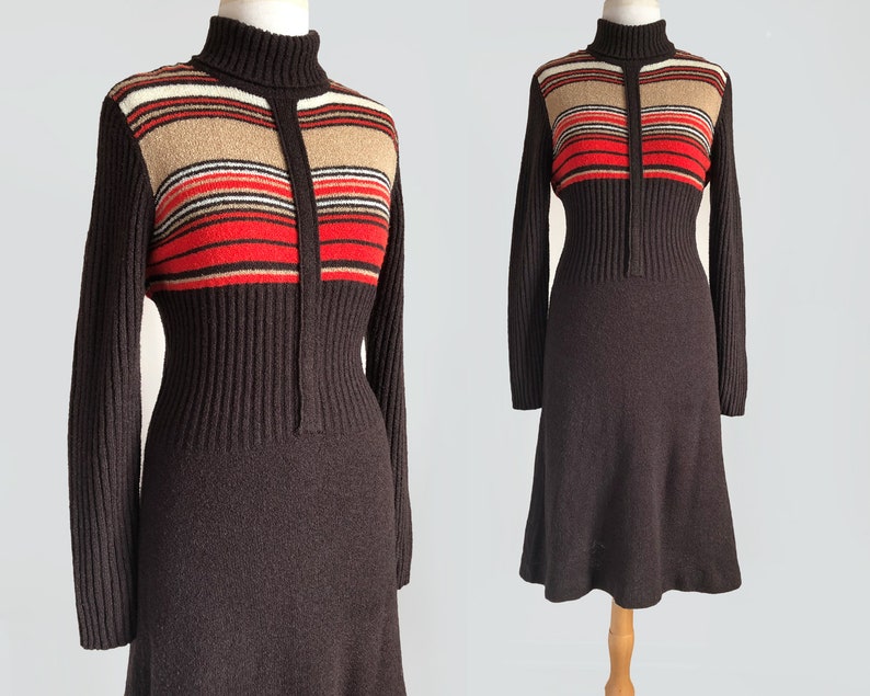 70s sweater dress