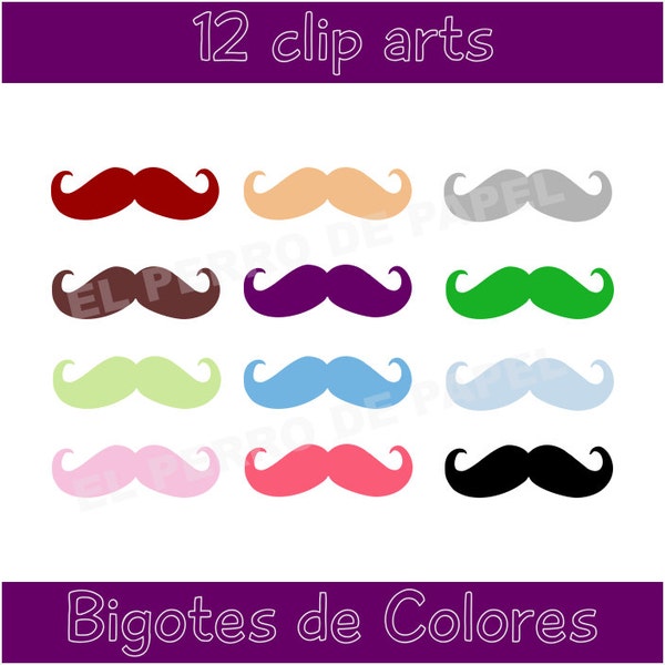 Bigotes Clip Arts -50% DE DESCUENTO