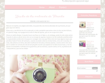 Minerva Premade Blogger Template