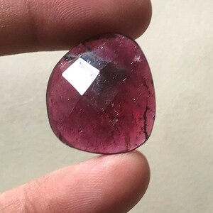 Granato/sfaccettato/pietra preziosa/cabochon/fatto a mano/dimensioni 24X20X3 MM Per la creazione di gioielli SKU G-9 / Creazione di gioielli
