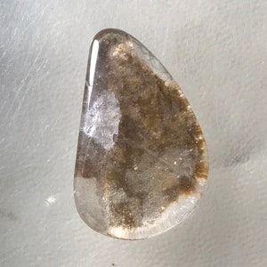 Cabochon in pietra preziosa di lodolite fatto a mano, dimensioni 46X28X7 MM per la creazione di gioielli SKU G-3 / Creazione di gioielli