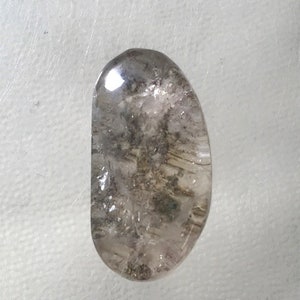 Cabochon in pietra preziosa di lodolite fatto a mano, misura MM, per la creazione di gioielli, codice articolo G-2 / Creazione di gioielli