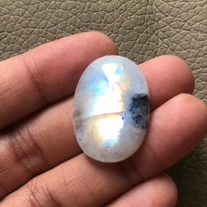 Regenboogmaansteen cabochon ovale vorm | Sieraden maken