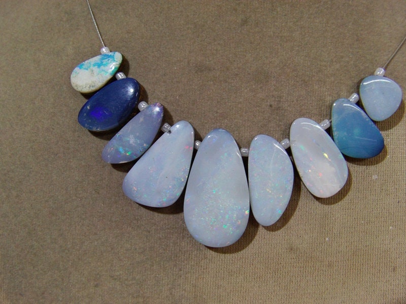 OA0105/ 1連 オーストラリア産 ブラックオパール ダブレット 85