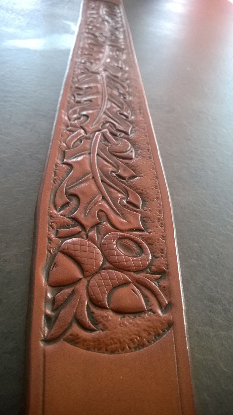 Carved Leather Strap main image 0
