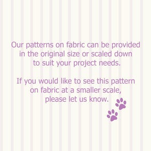 Golden Retriever Dark Navy Blue Toile Floral Bow Dog Fabric (Combed Cotton Prima) - Flower Fabric, Little Baby Boy Nursery Fabric image 6