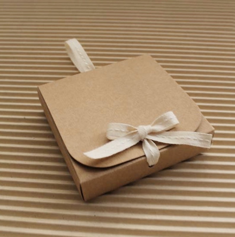 Premium Kraft Gift Box Kraft Square Box Note Pad Box Small Etsy