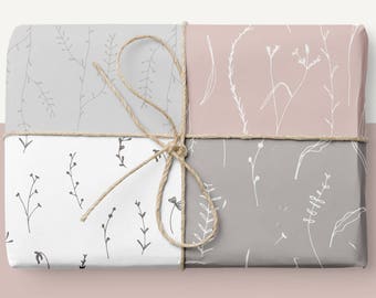 Wildfower Backgrounds, floral pattern, hand-drawn, digital paper, printable papers, digital background, stationery, scrapbook paper, clipart