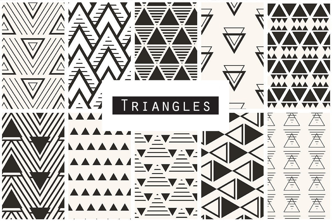 Geometric background scrapbook paper clipart patterns | Etsy