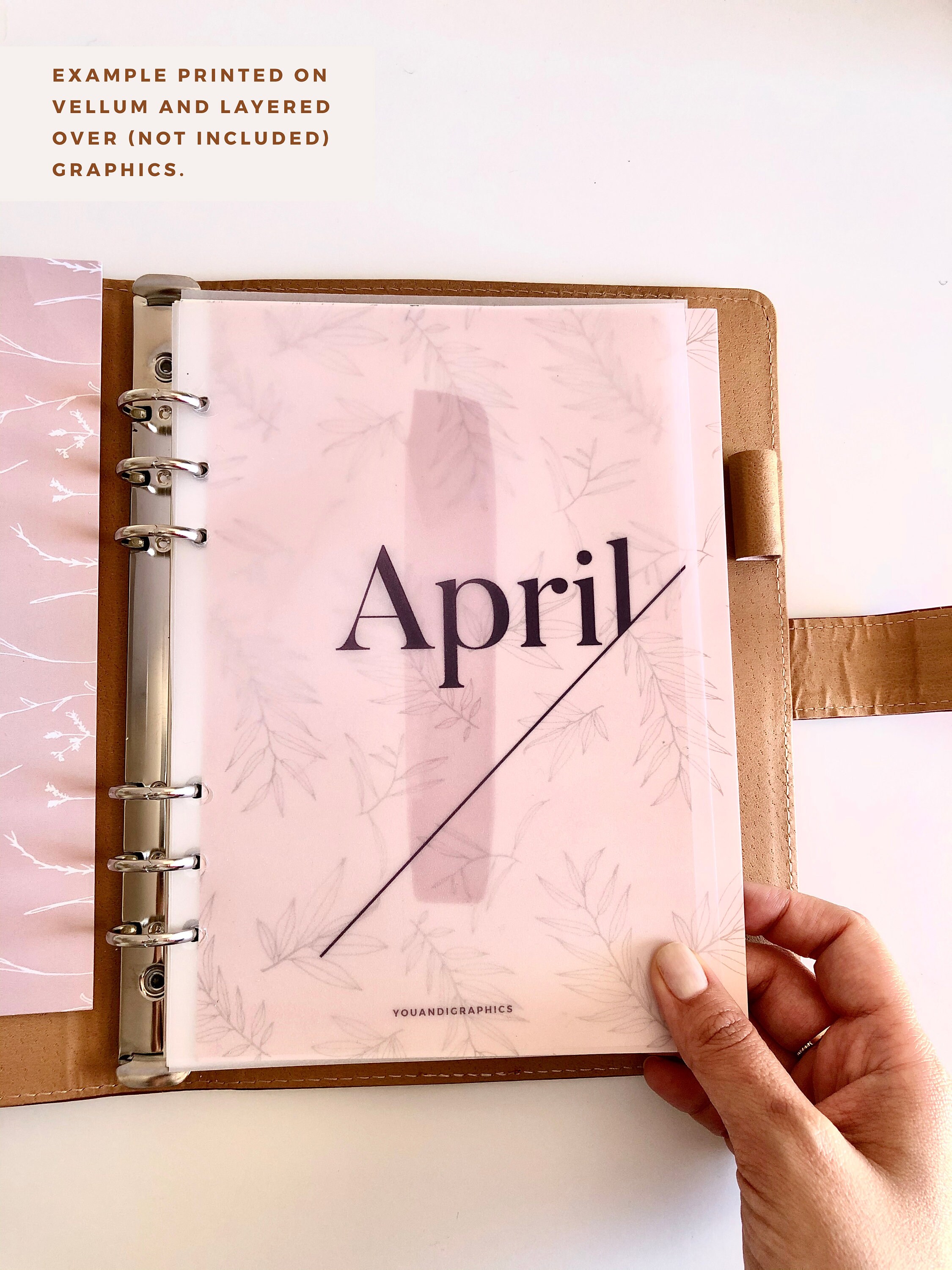 Minimal Printable Planner Dashboards, Monthly Dividers (digital ...