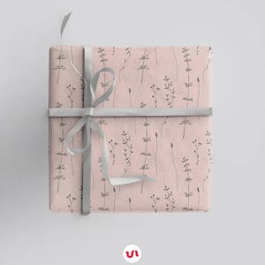 Wildfower Backgrounds, Floral Pattern, Hand-drawn, Digital Paper ...