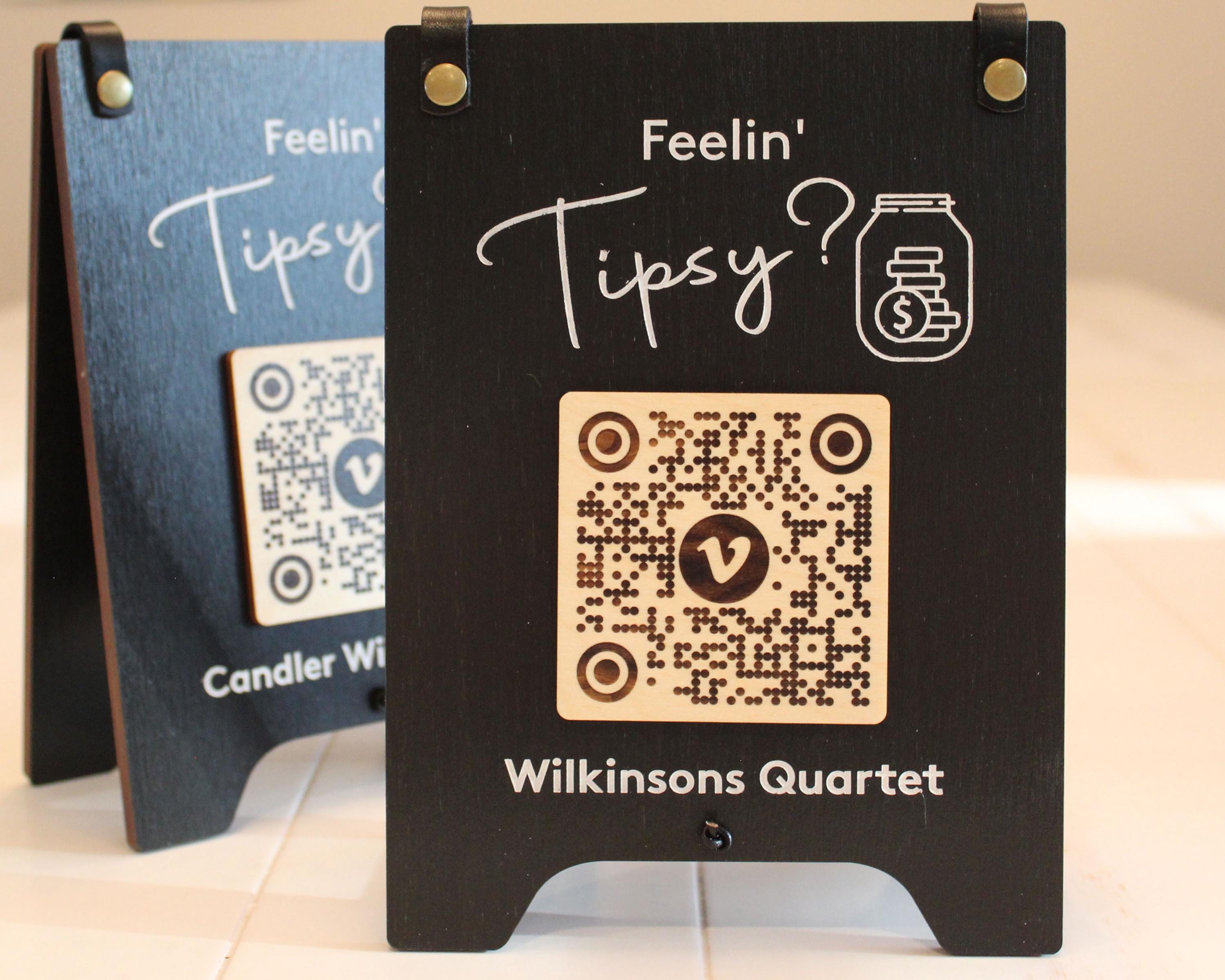 Table Scan Sign Table Sign QR Code SCAN for MENU | Custom Engraved Wooden Restaurant ...