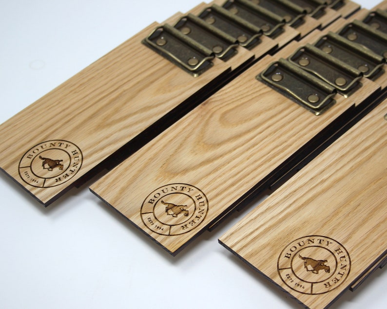 Check Presenters Wood Mini Clipboard OAK Wood Check Etsy