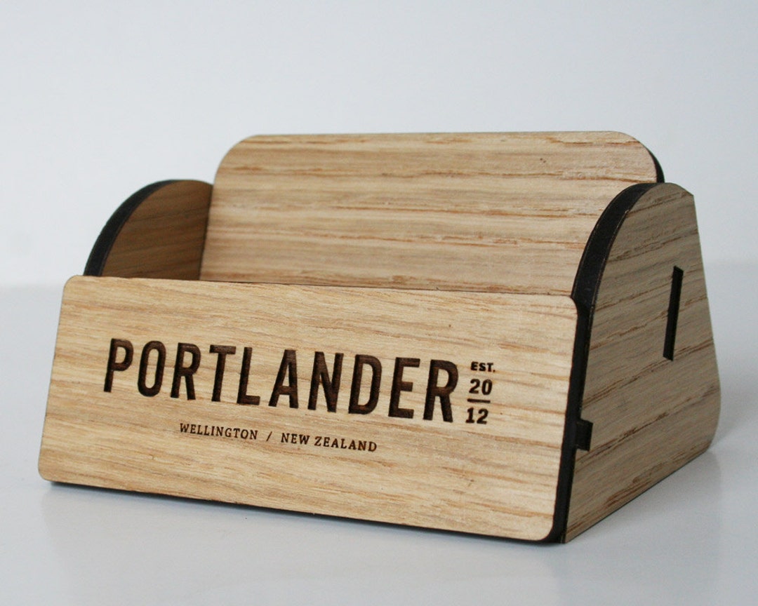 Customizable Wood Business Card Holder/Case – Woodchuck USA