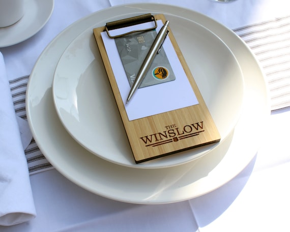 Holzkaro Prsent Restaurant | Mini BAMBUS Klemmbrett | Scheckhalter aus  Holz - Etsy.de