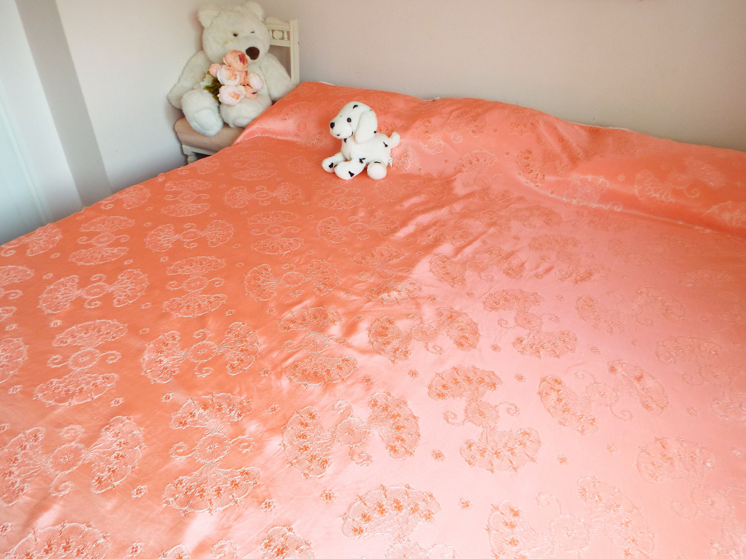 vintage brocade bedspread