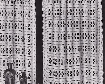 PDF crochet curtain curtains net vintage crochet pattern pdf INSTANT download pattern only pdf English only