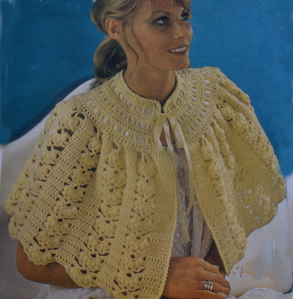 Crochet bed top cape pattern