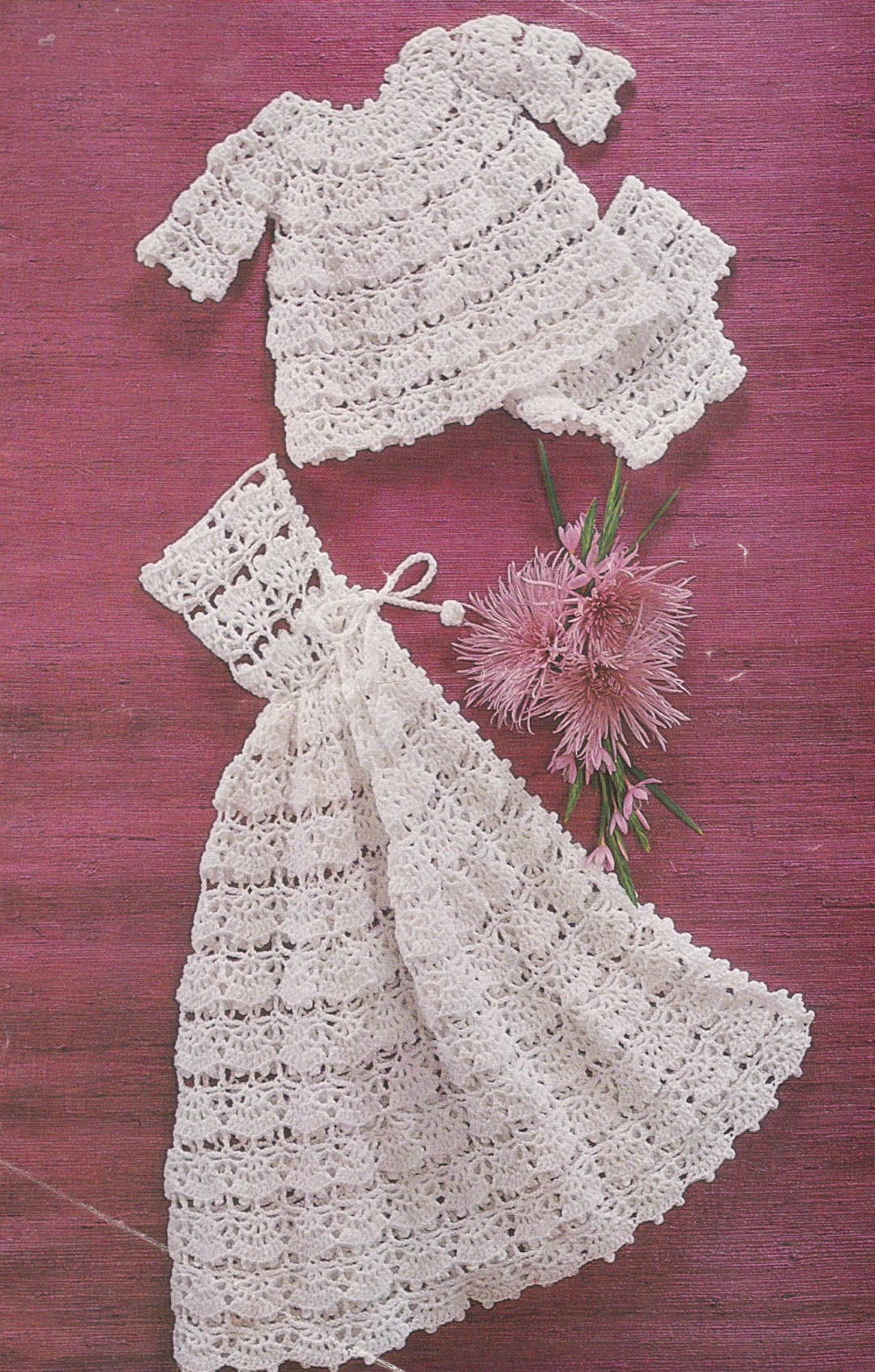 Vintage Crochet Pattern Angel Top Pants Cape Pdf INSTANT Download