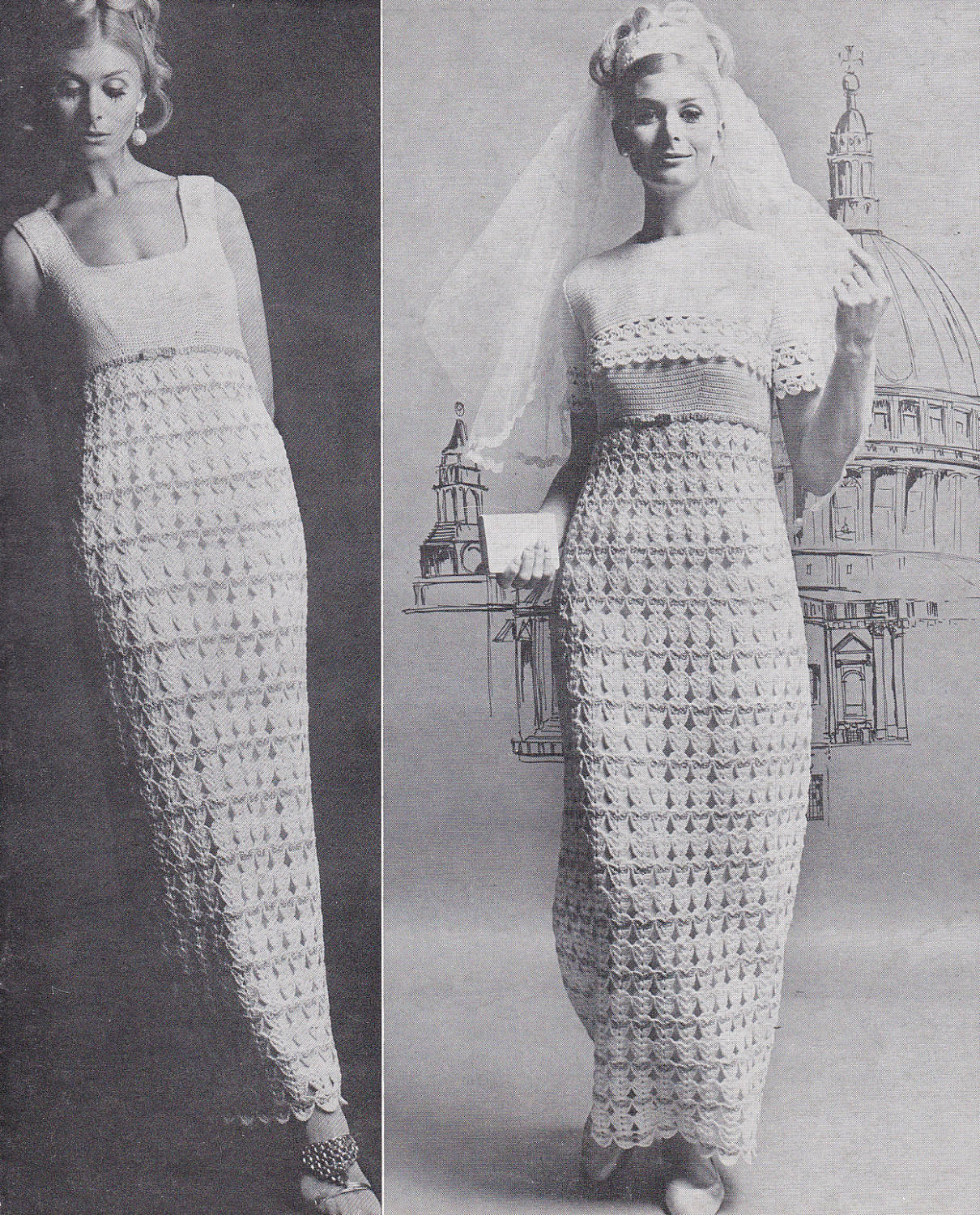 white christmas dresses Antique Irish Crochet Dress - OSFM main image 0