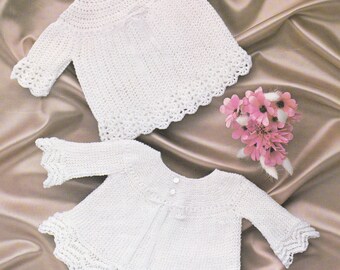 PDF Instant Digital Download Baby Angel Top & Bonnet Crochet