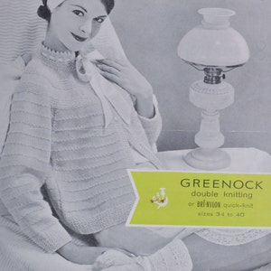 Womens bed jacket bed socks pattern PDF knitting pattern INSTANT download bed jacket matching bed socks pattern only English only
