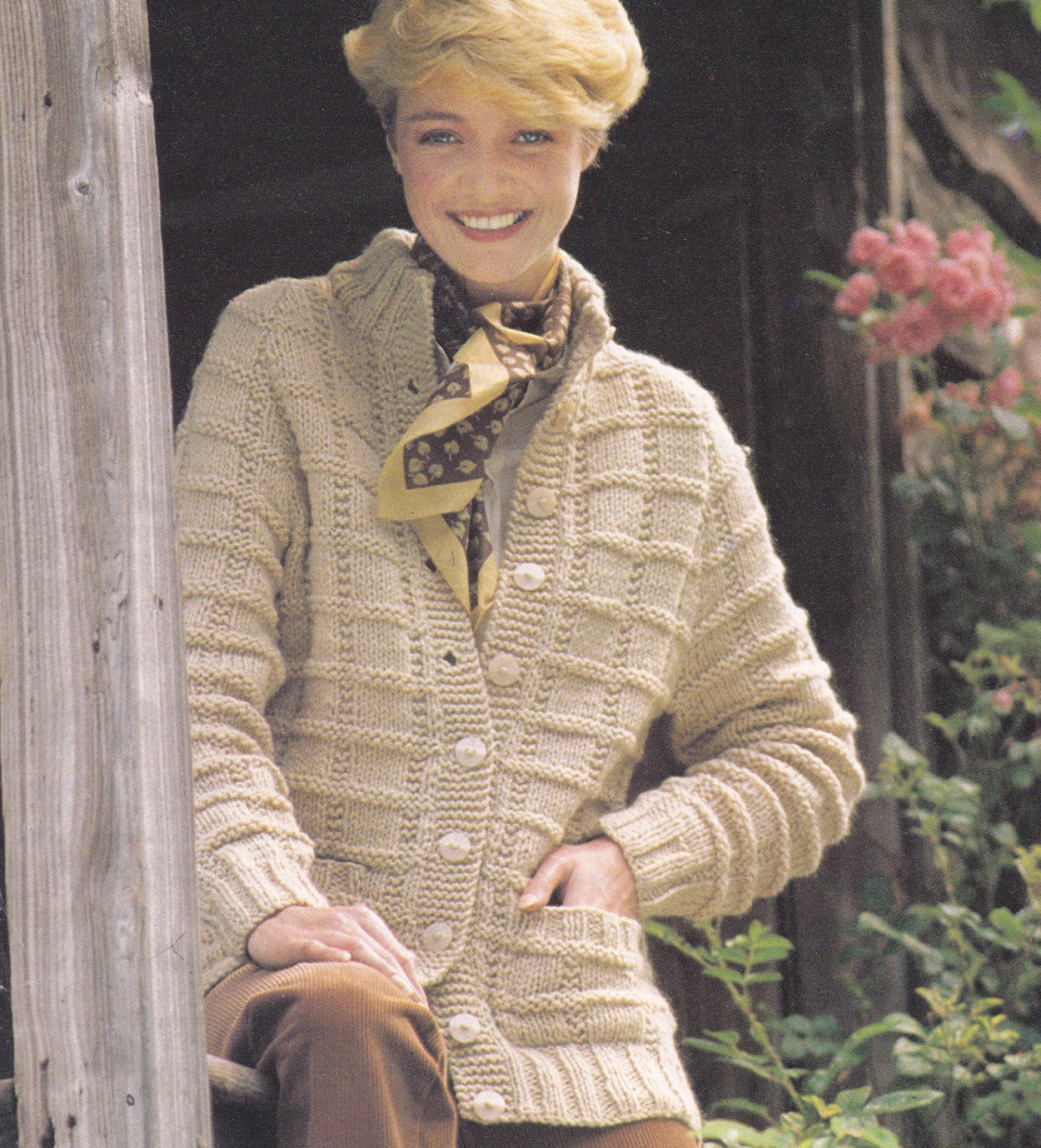 PDF Chunky Bulky Cardigan Vintage Knitting Pattern Jacket - Etsy UK