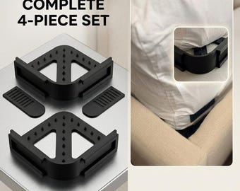 Bettlaken-Eckenhalter, rutschfeste Matratzengreifer mit unteren Spikes, minimalistische Lakenbefestigungen