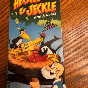 Vintage 1991 Heckle and Jeckle & Friends VHS Color Cartoons Made in USA