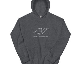 Gepensioneerde niet geredde Greyhound Hoodie