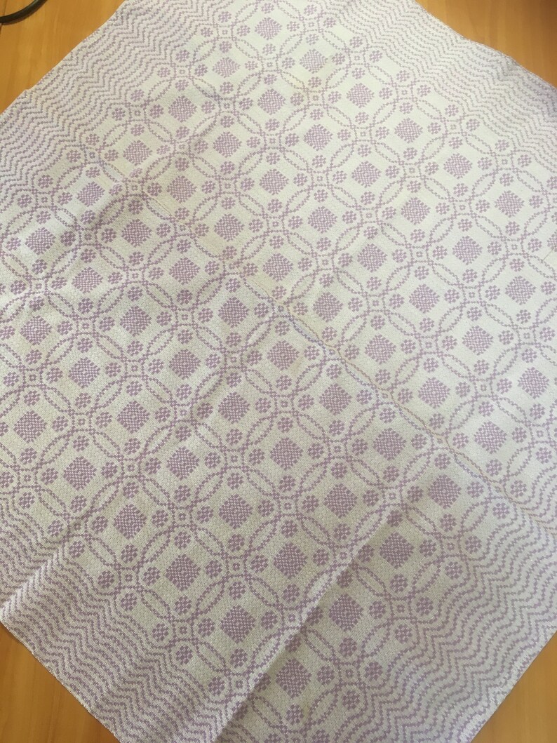 Vintage Swedish Medium Size Linen Cotton blend Table Cloth Decor Home Textile Sverige Free Shipping