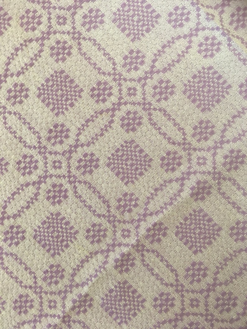 Vintage Swedish Medium Size Linen Cotton blend Table Cloth Decor Home Textile Sverige Free Shipping