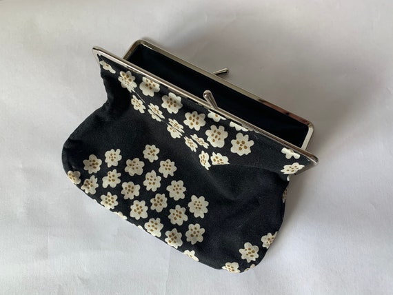 MARIMEKKO Puketti Vintage Black/White Coin Purse o