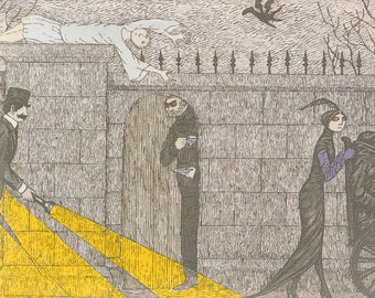 The Lost Lions by Edward Gorey - 1975 Diogenes Edition - Etsy