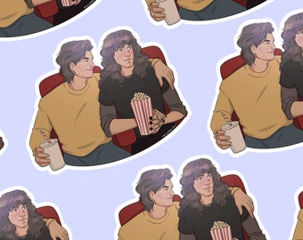 steddie movie date sticker