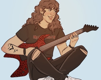 eddie guitar prints