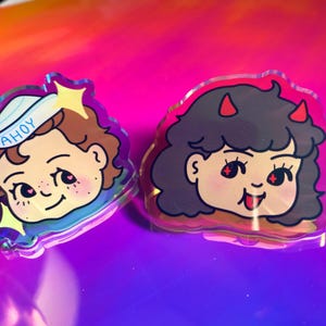 Steddie Acrylic Pins