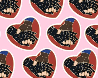 Stucky Heart Vinyl Sticker