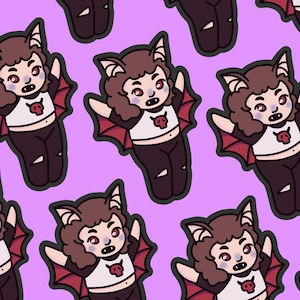 bat!eddie holographic stickers